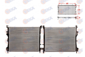 Su Radyatörü Renault Clıo-Kango 1.5cc       