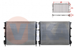 Su Radyatörü Renault Clıo-Logan 1.4cc 8V-1.5cc       