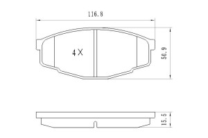 FREN BALTA ÖN 1980/1989 CRESSIDA/HILUX PİCUP II
