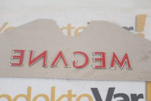 Renault Megane II Bagaj Yazısı                  