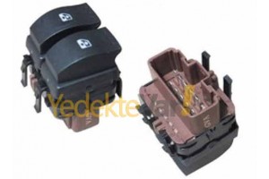 Renault Megane 2 Cam Açma Anahtarı Ön Sol       