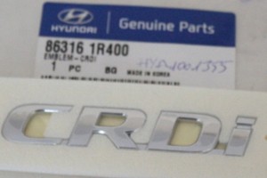 Hyundaı Accent Blue Çamurlukluk CRDI Yazı ( 863161R400 )    