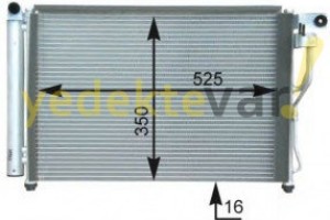 Klima Radyatörü Hyundaı Accent Era 2006- Dzl           