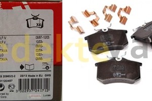 Fren Balatası Arka Renault Scenıc - Megane 02-08   Fren Balatası Arka Renault Scenıc - Megane 02-08